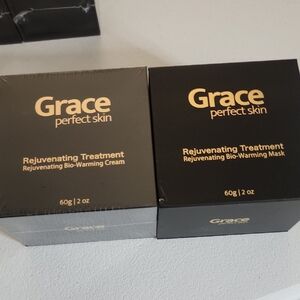 Rejuvenating Bio-Warming Mask and Cream - Black and Gold